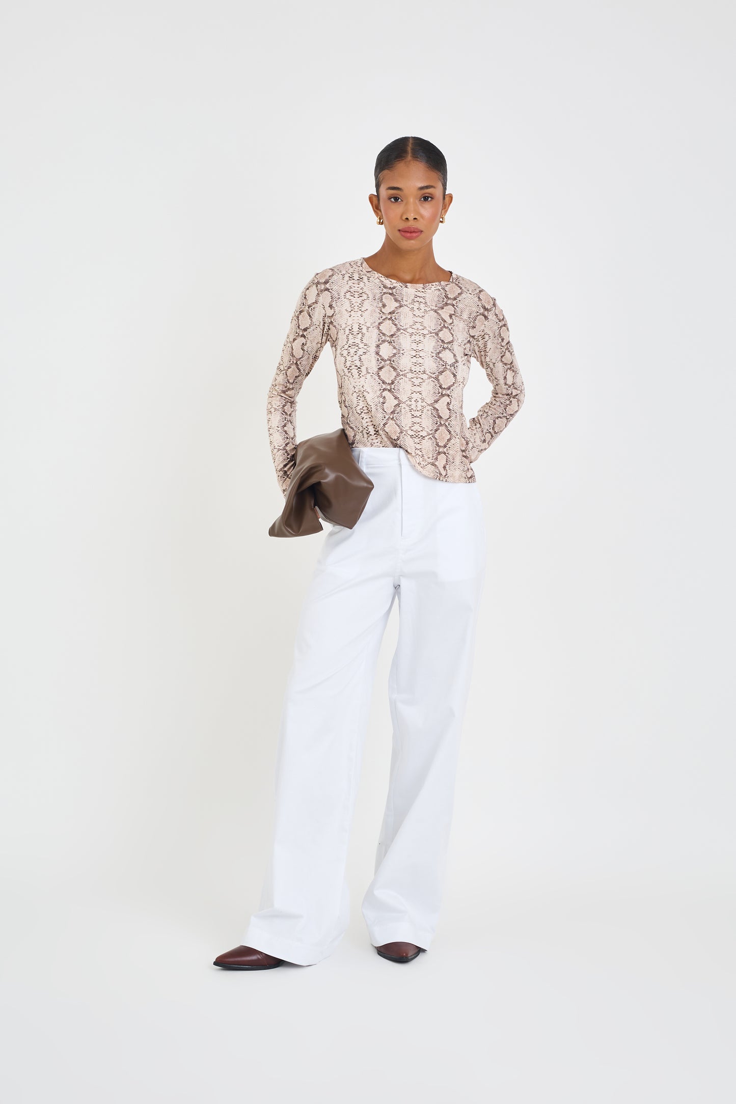OFF WHITE PLAIN EBI PANTS