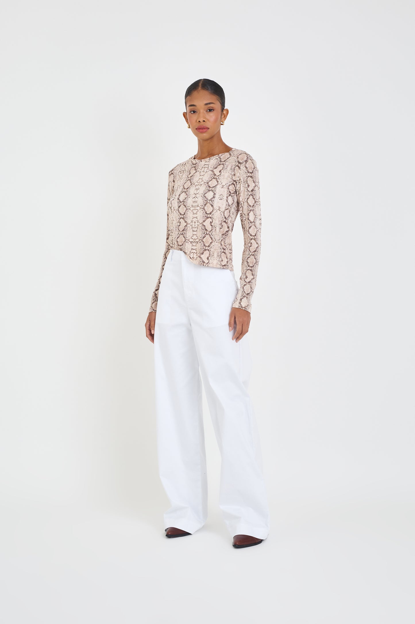 OFF WHITE PLAIN EBI PANTS