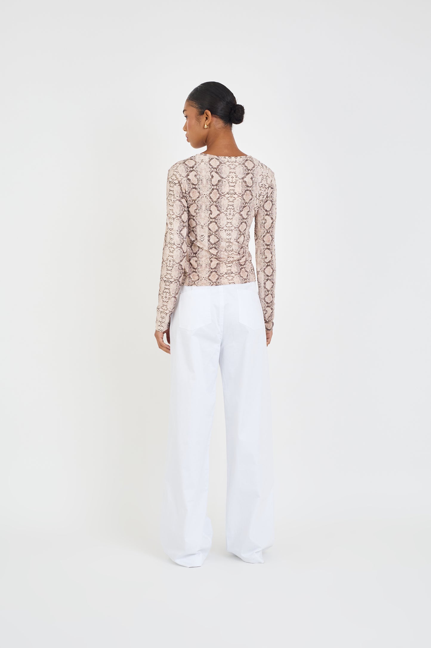 OFF WHITE PLAIN EBI PANTS