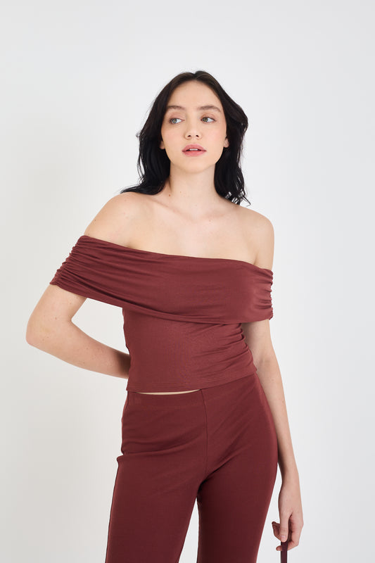 BROWN DESIRE EBI TOP