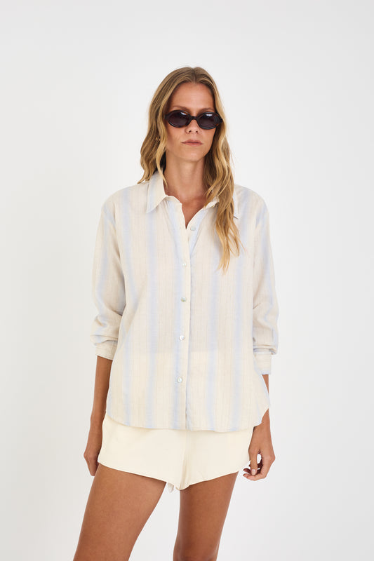 STRIPED LUHI RIV BLOUSE