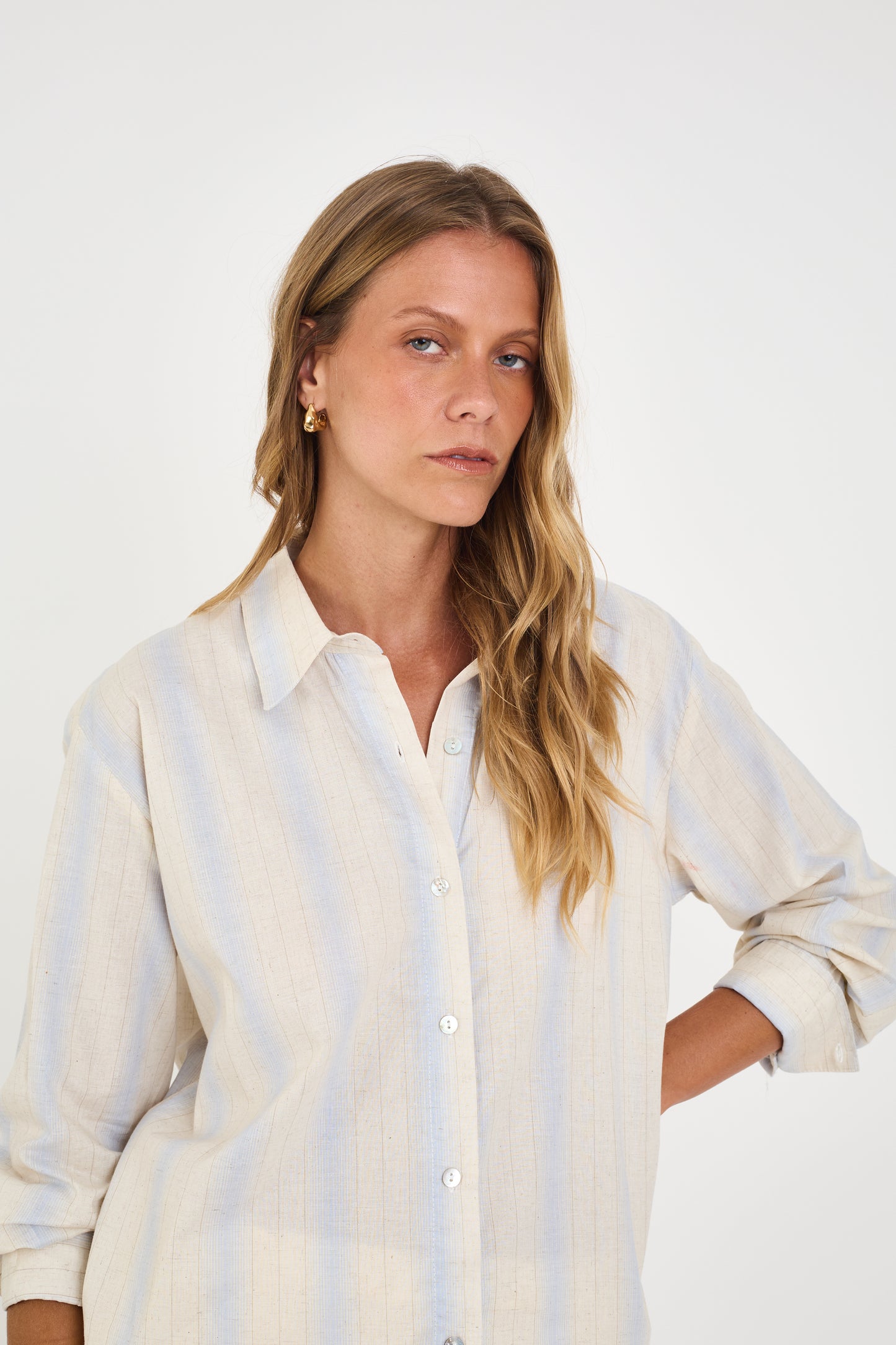 STRIPED LUHI RIV BLOUSE