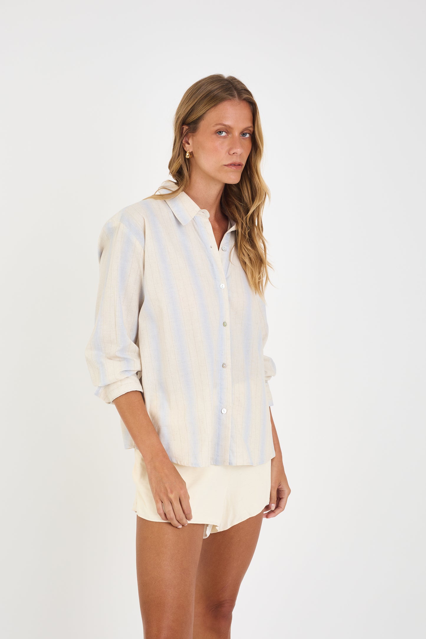 STRIPED LUHI RIV BLOUSE