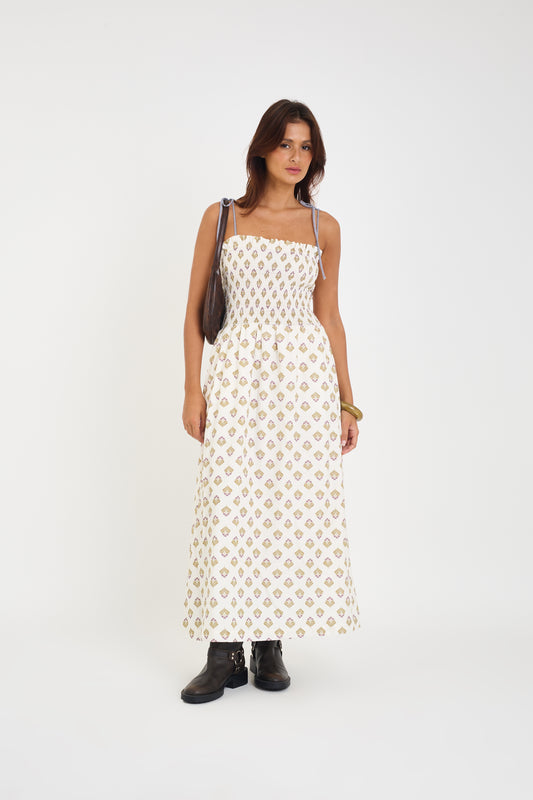 PRINTED FLORA MEL DRESS