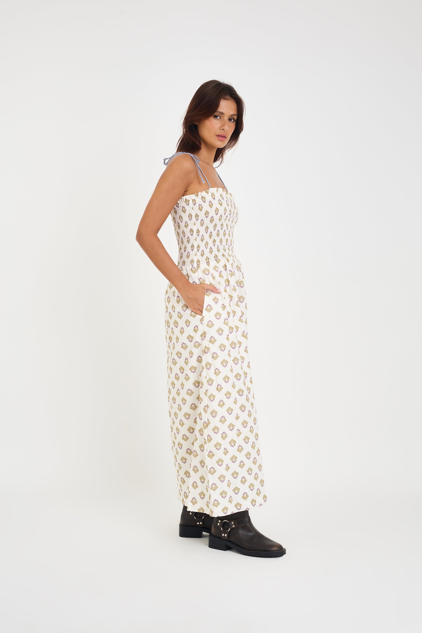 PRINTED FLORA MEL DRESS