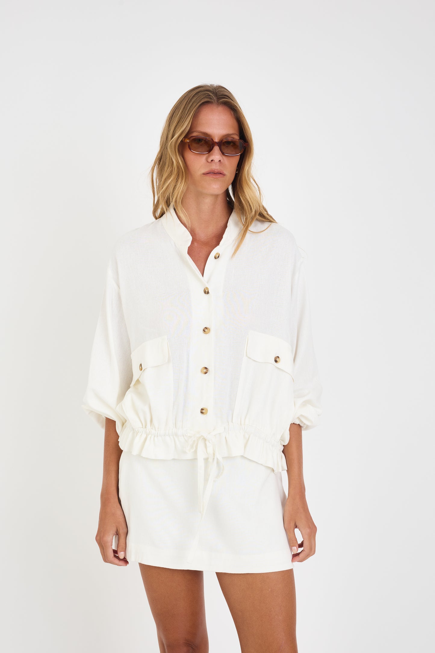 OFF WHITE RIVIERA MEL COAT
