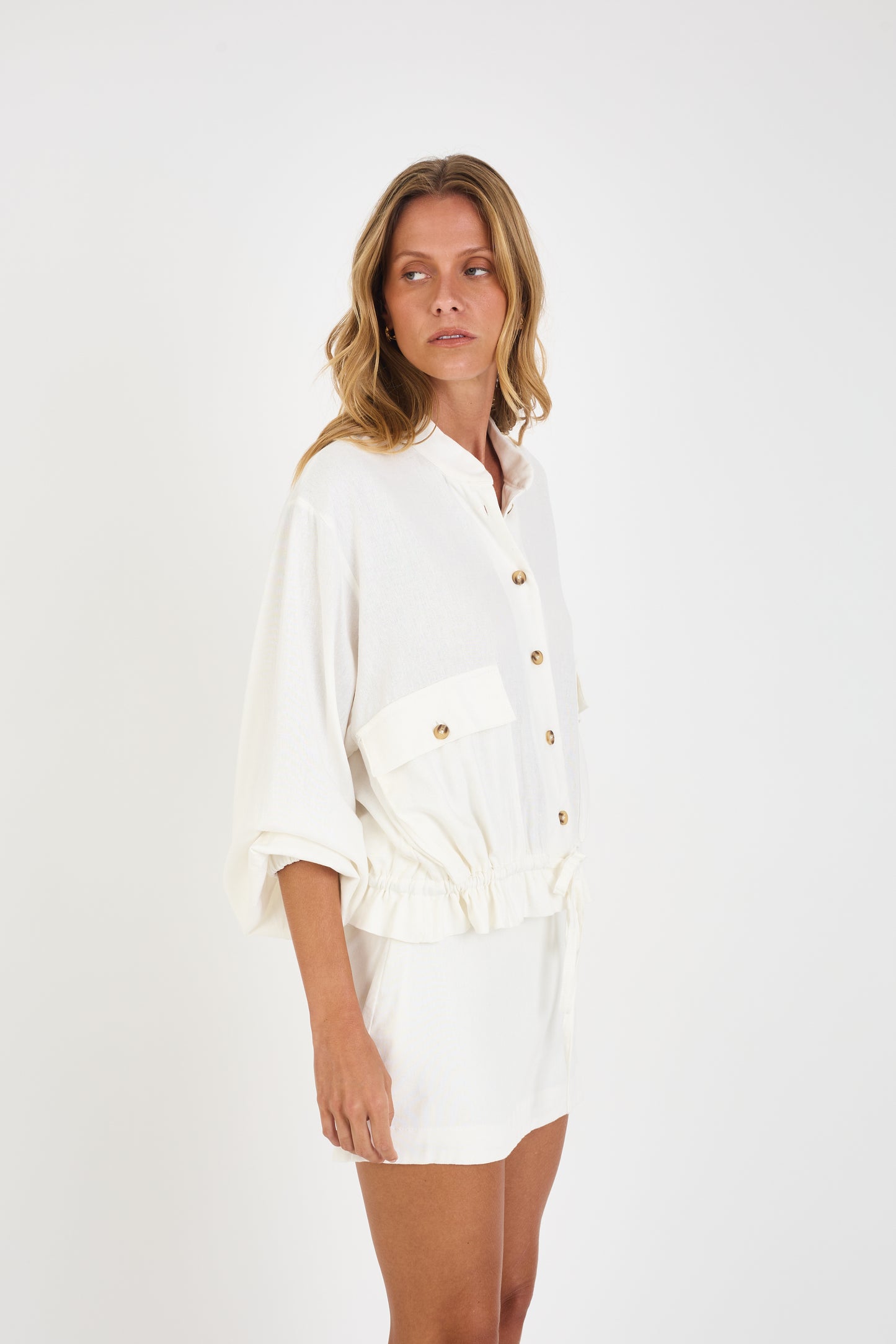 OFF WHITE RIVIERA MEL COAT