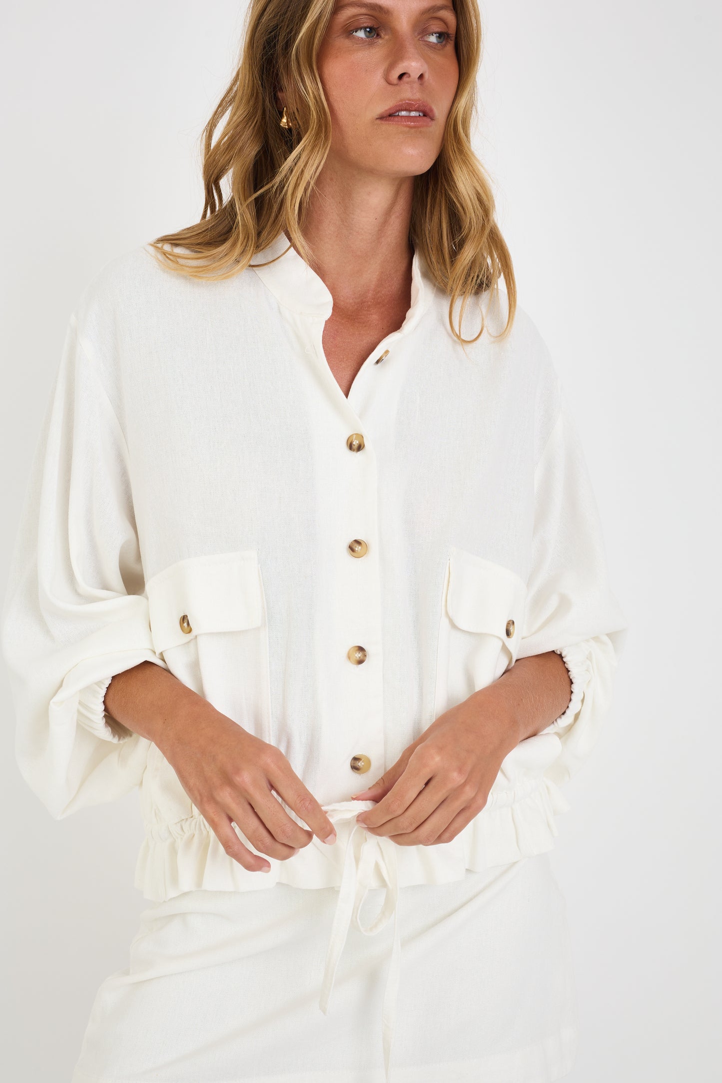 OFF WHITE RIVIERA MEL COAT