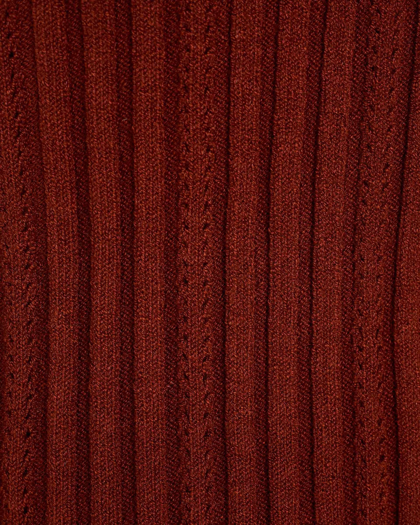 BROWN TRICOT MEL BLOUSE