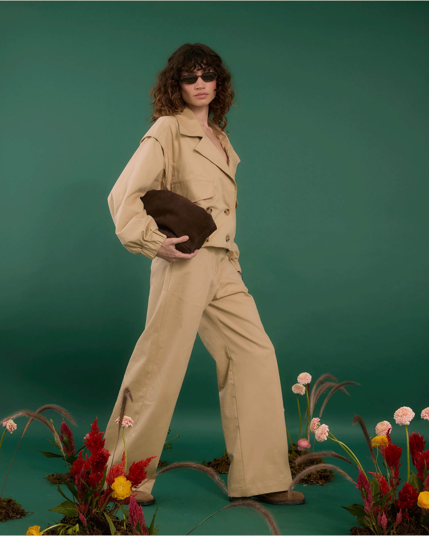BEIGE UTILITY NOX PANTS