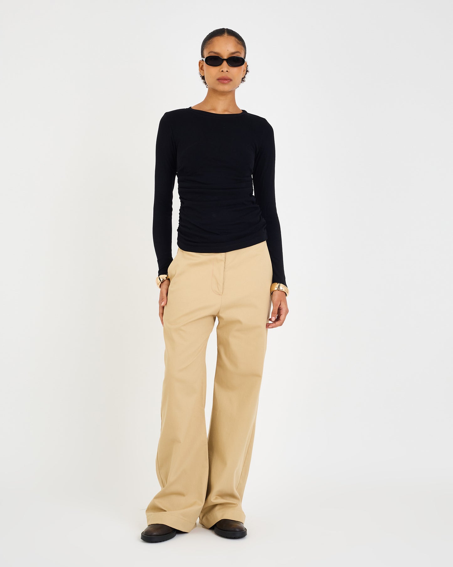 BEIGE UTILITY NOX PANTS