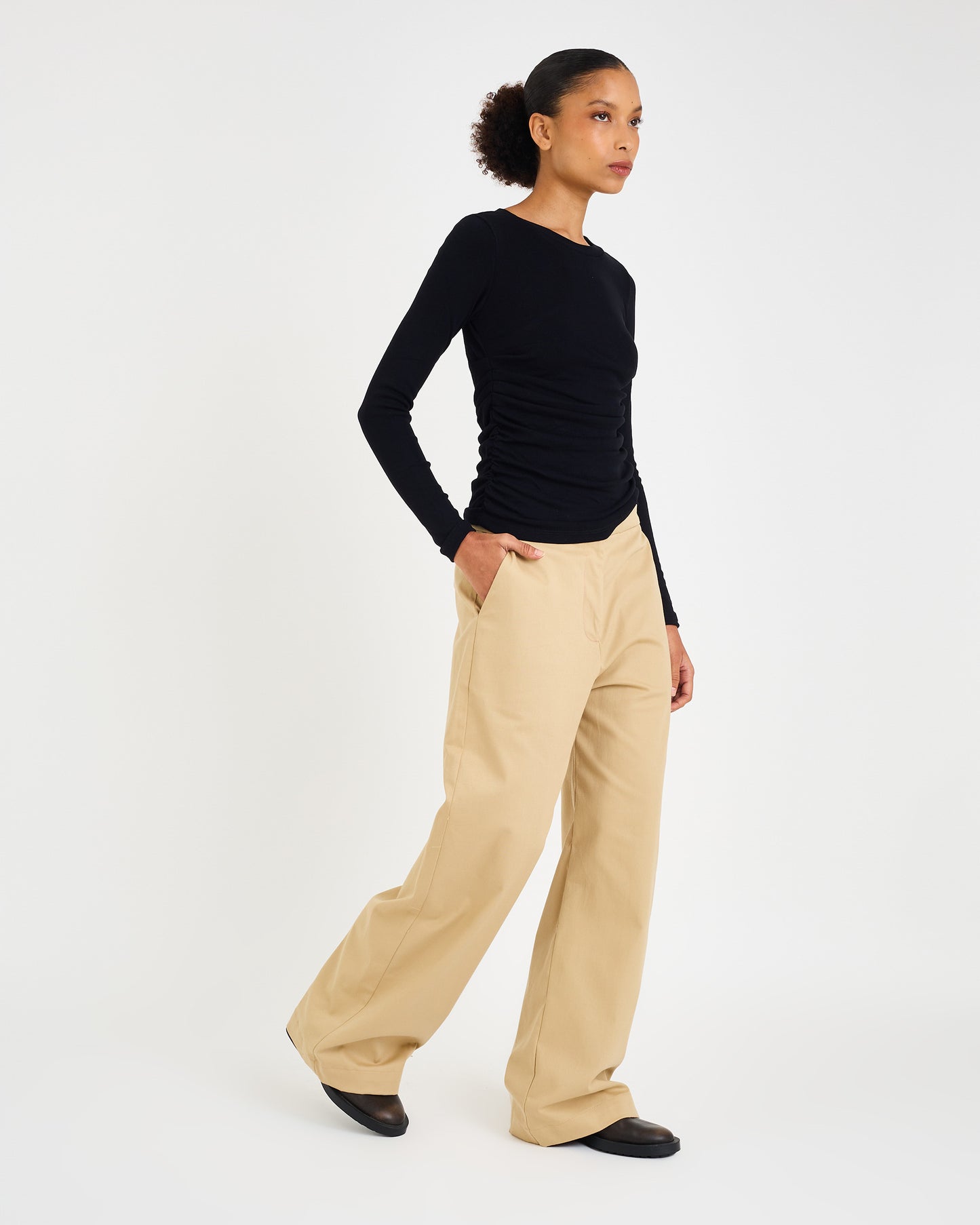 BEIGE UTILITY NOX PANTS