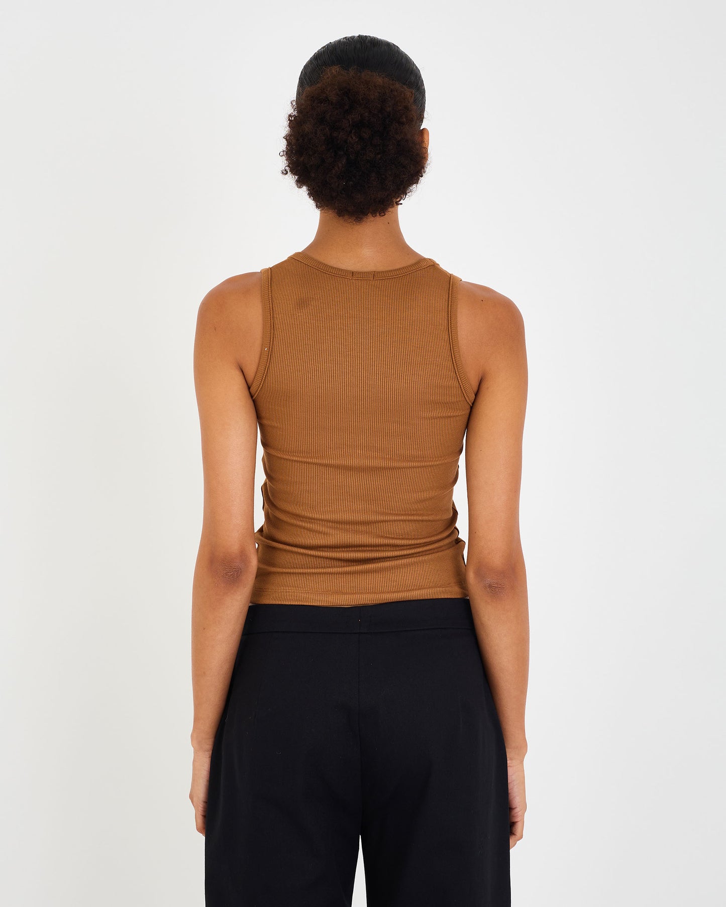 BROWN NOX STUDDED TANK TOP