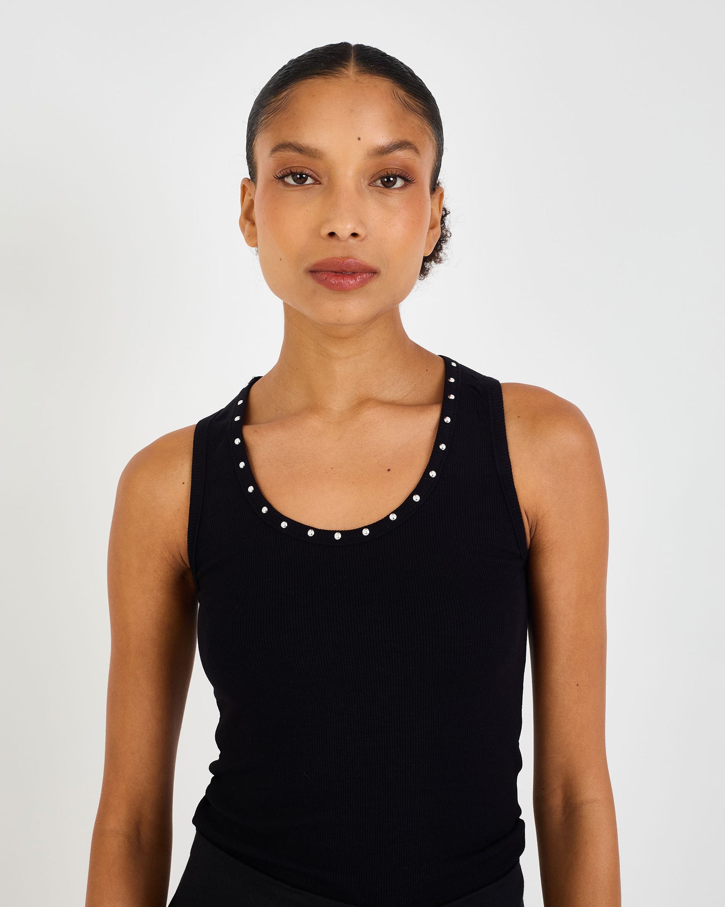 BLACK NOX STUDDED TANK TOP