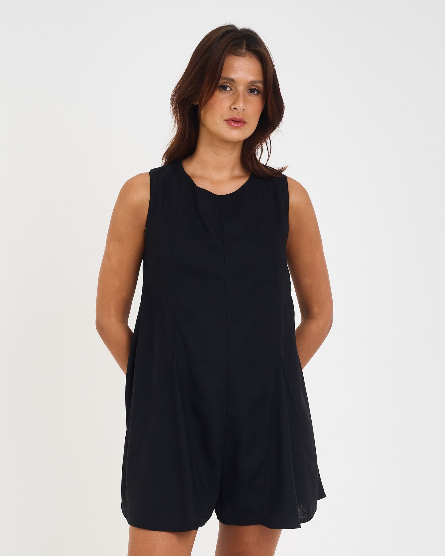BLACK LINA NOX PLAYSUIT