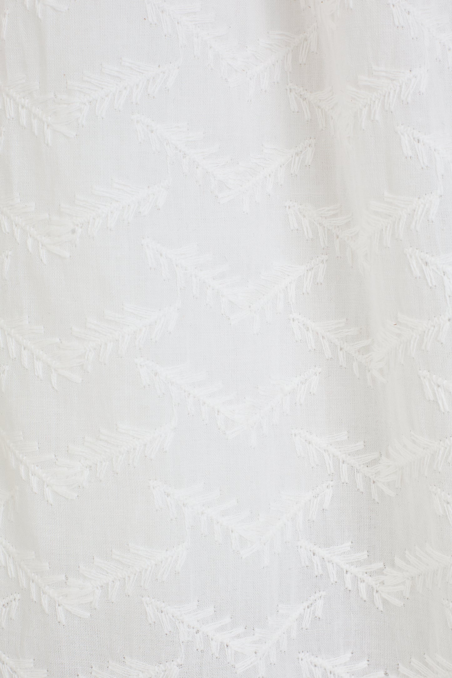 OFF WHITE EVE FOLIAGE PRINT DRESS