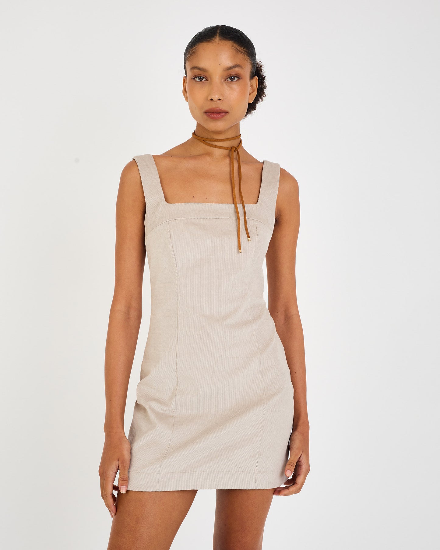 GREY EVE VELVET DRESS