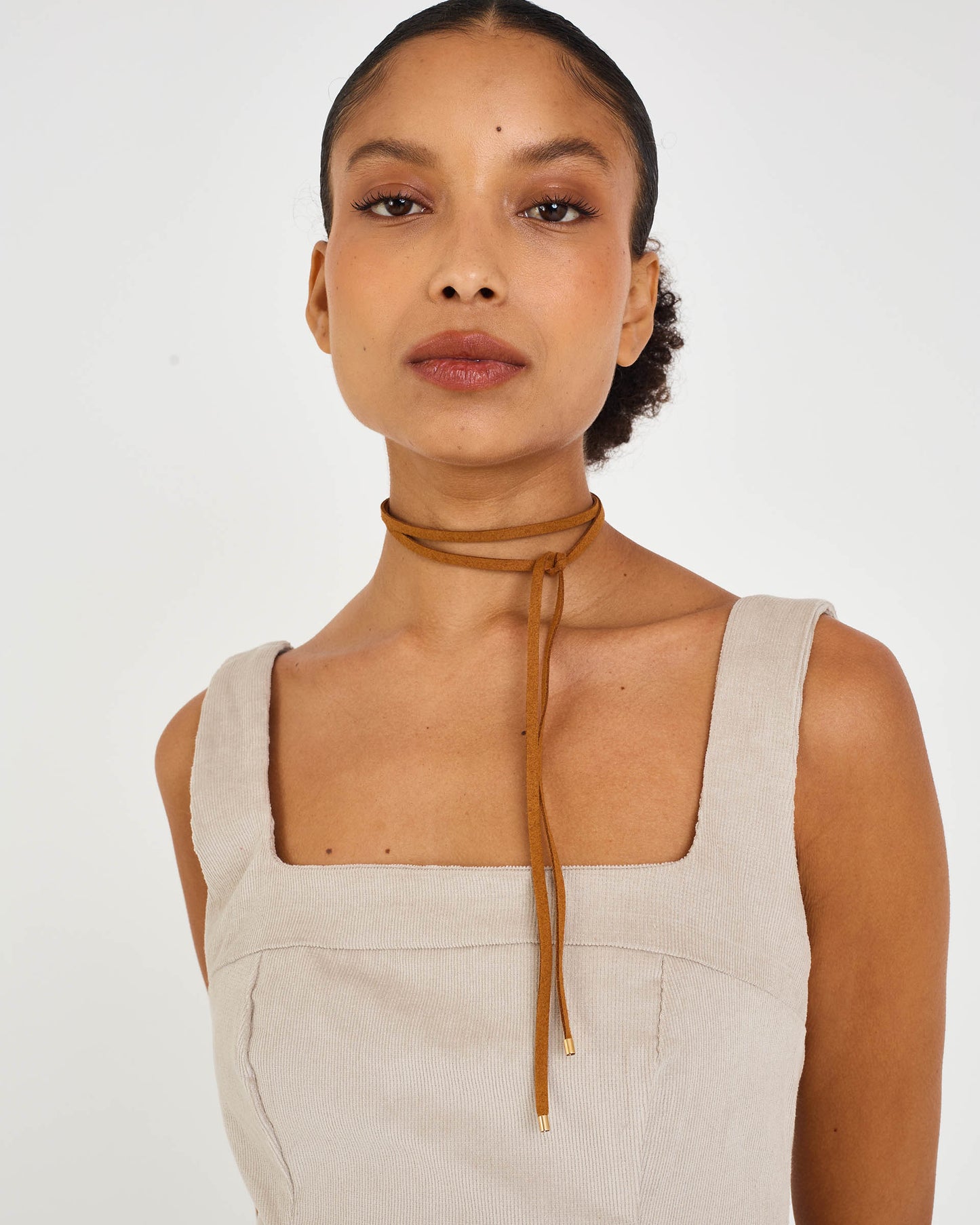 GREY EVE VELVET DRESS