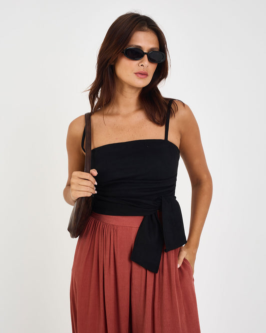 BLACK COTELÊ EVE TOP