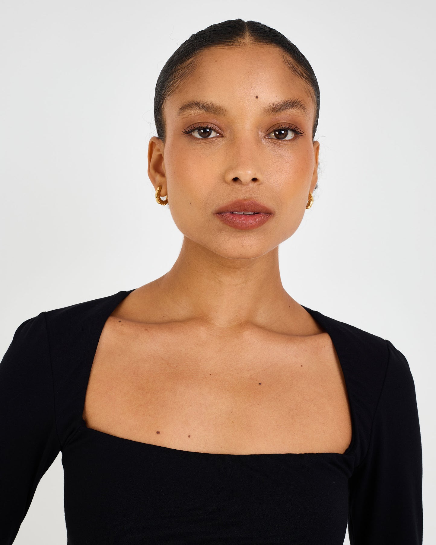 BLACK FAN EVE TOP