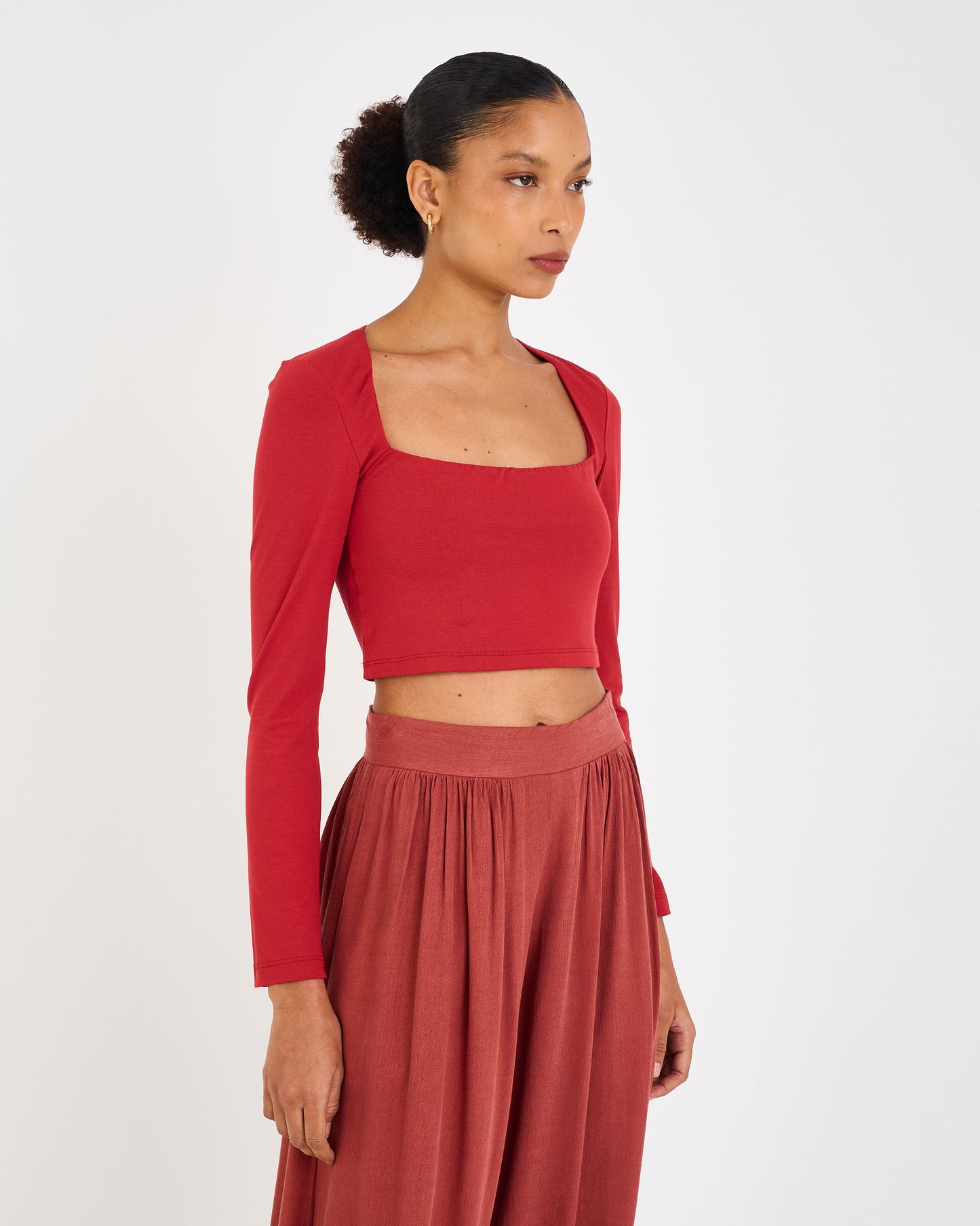 RED FAN EVE TOP