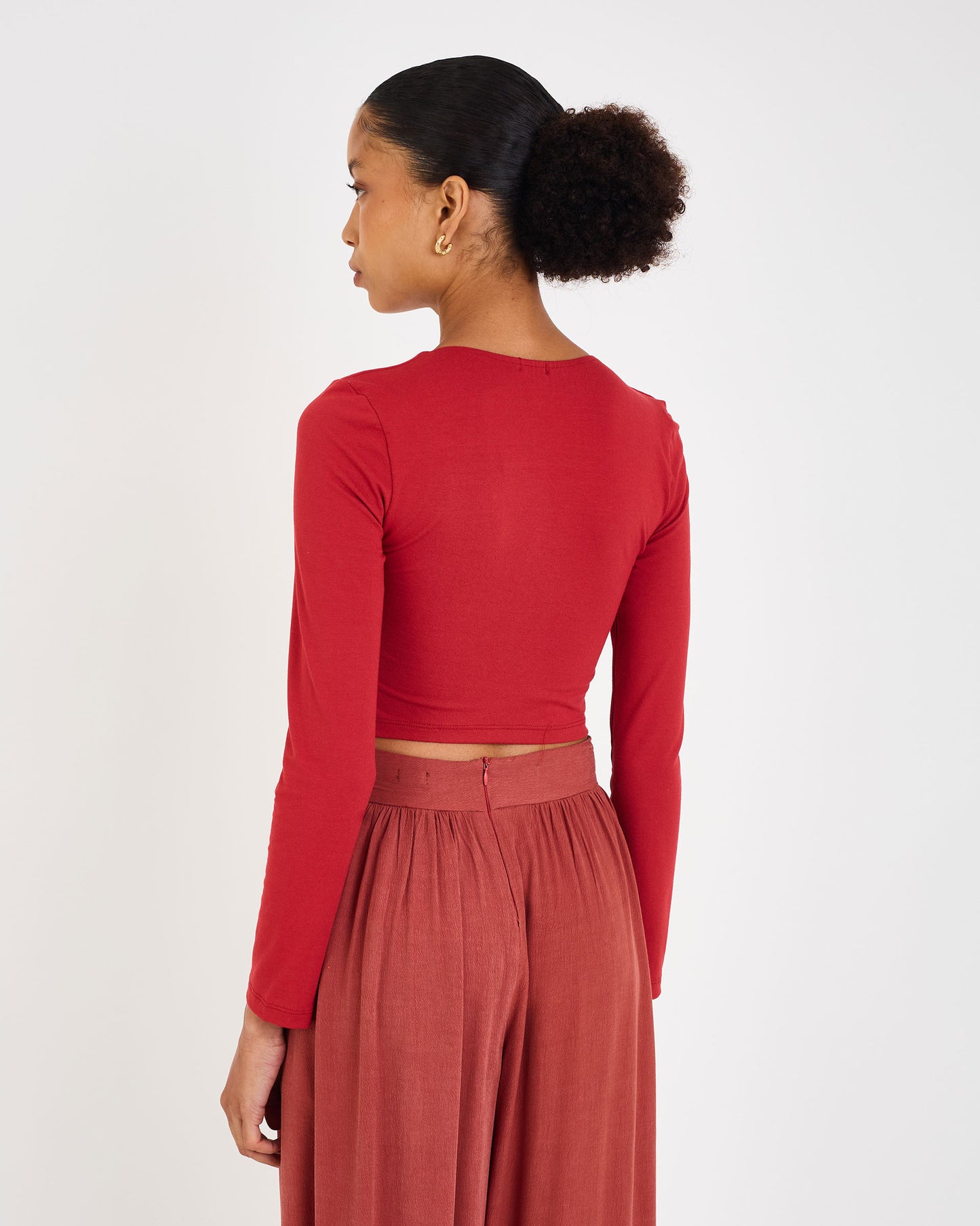 RED FAN EVE TOP