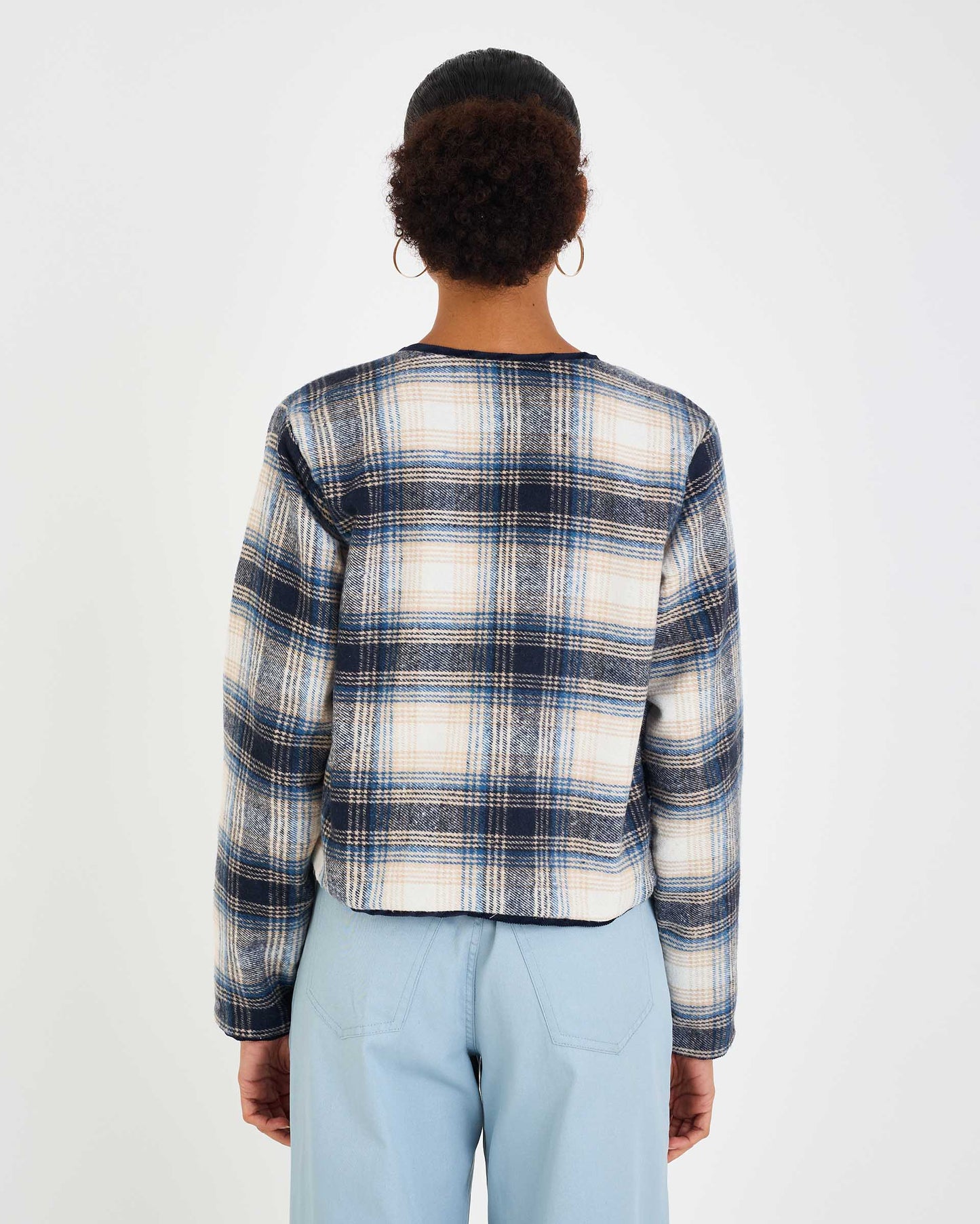 PRINTED ARA DENIN COAT