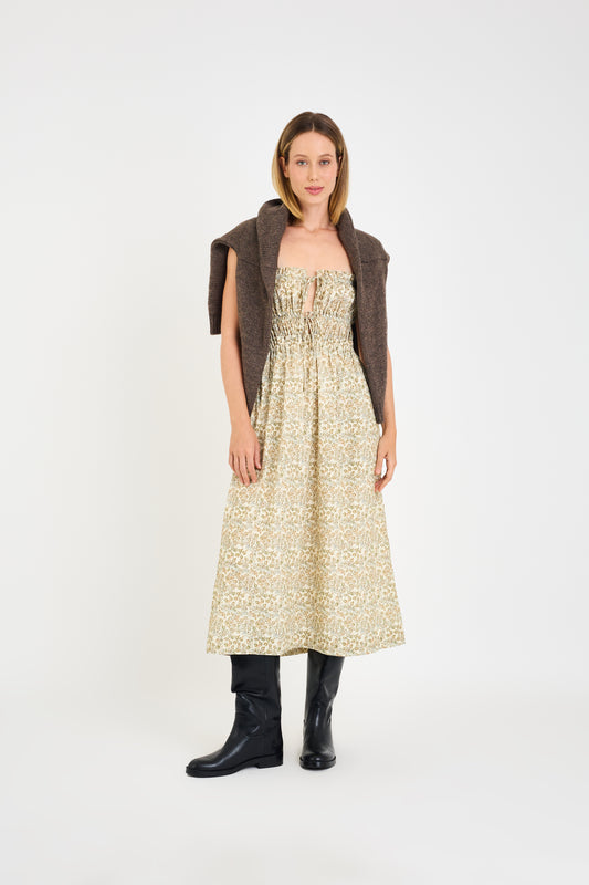 PRINTED  LIBERTY COZ DRESS