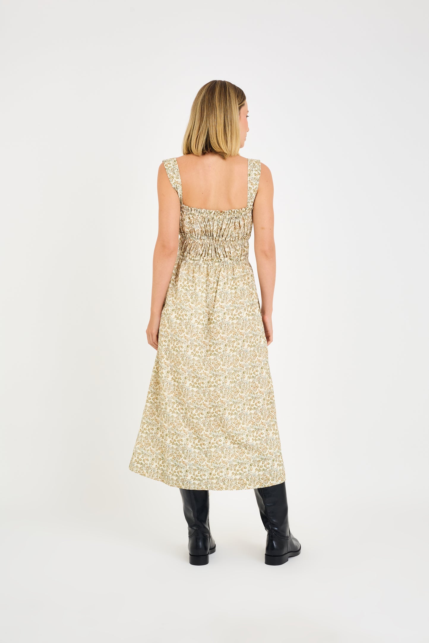 PRINTED  LIBERTY COZ DRESS