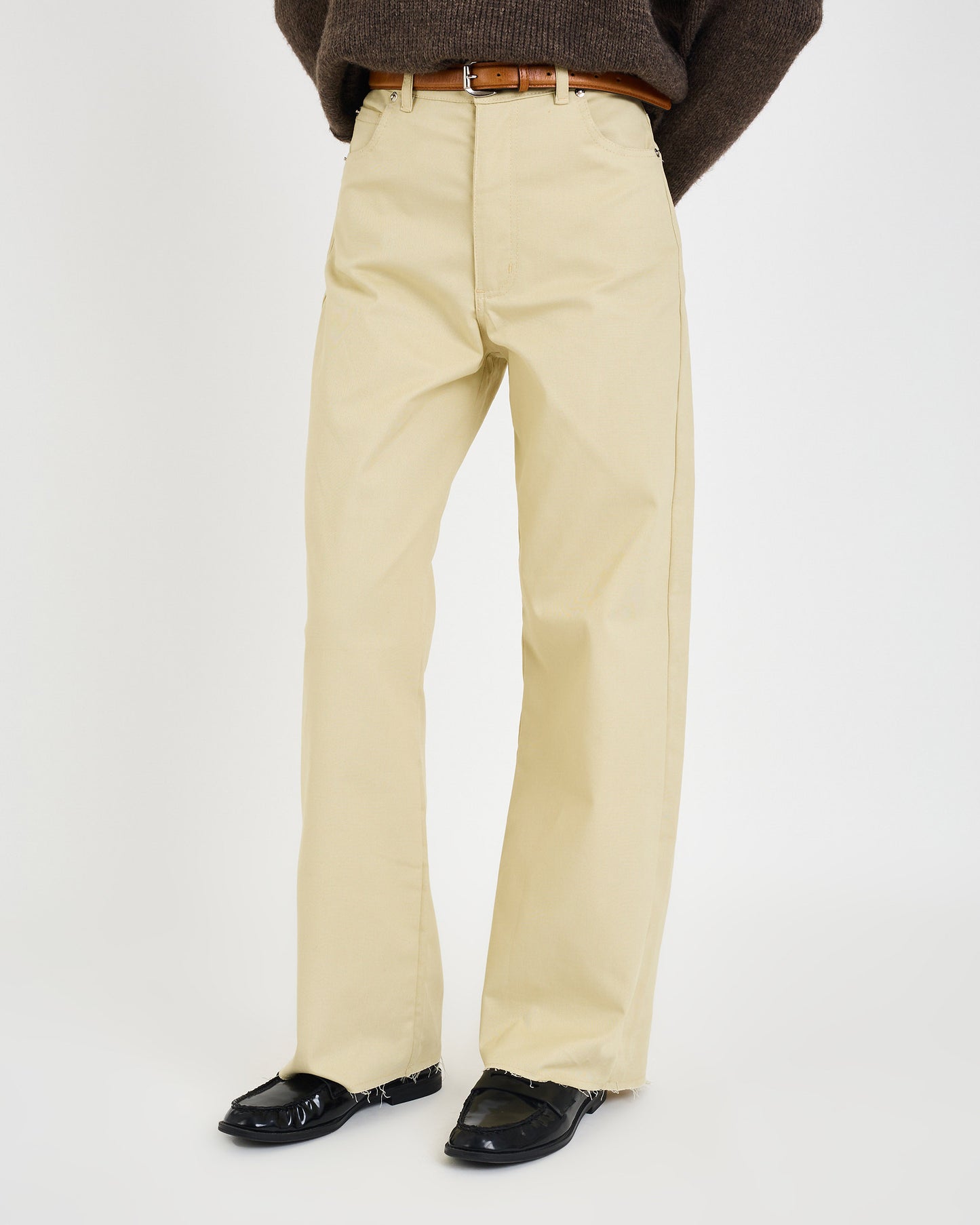 BEIGE NEV TWILL PANTS