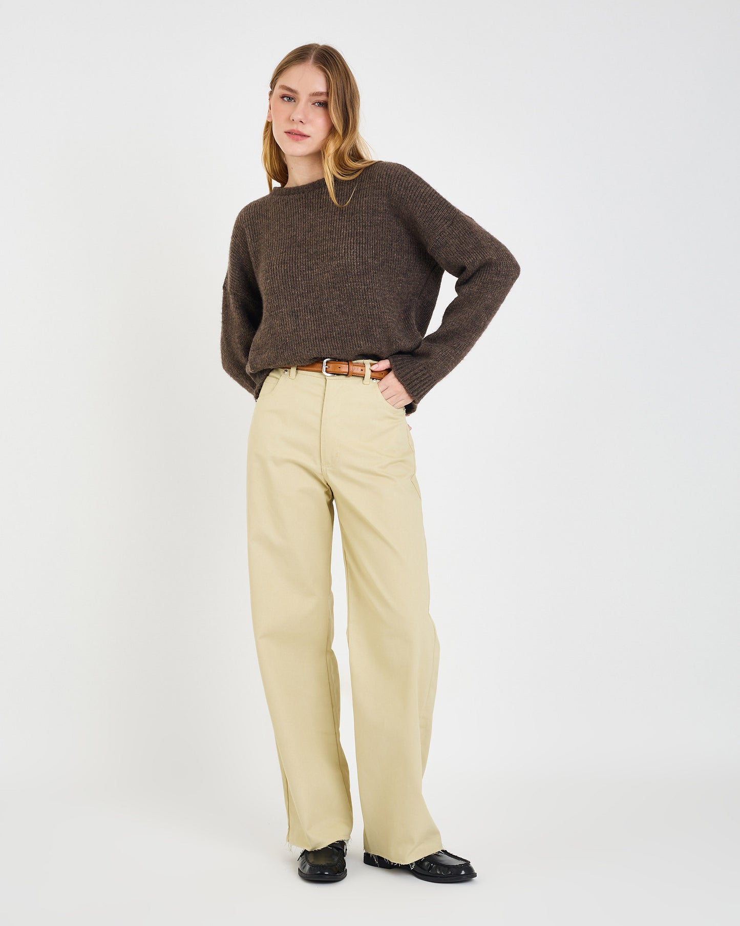 BEIGE NEV TWILL PANTS