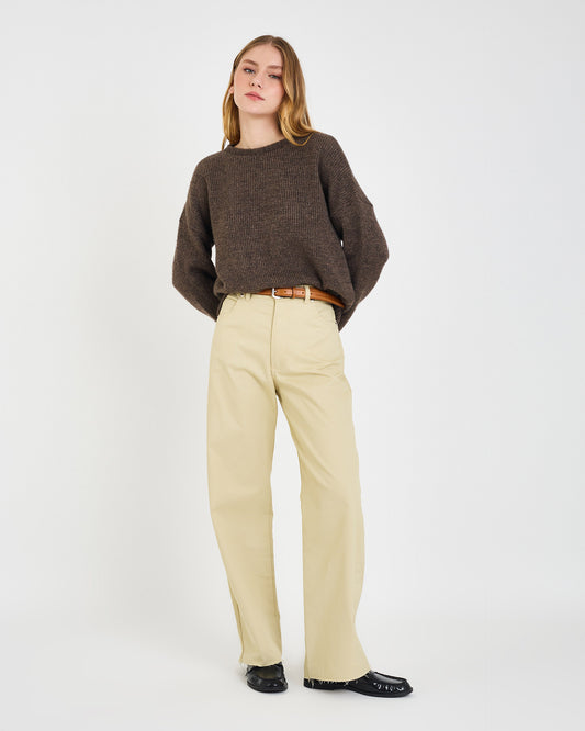 BEIGE NEV TWILL PANTS