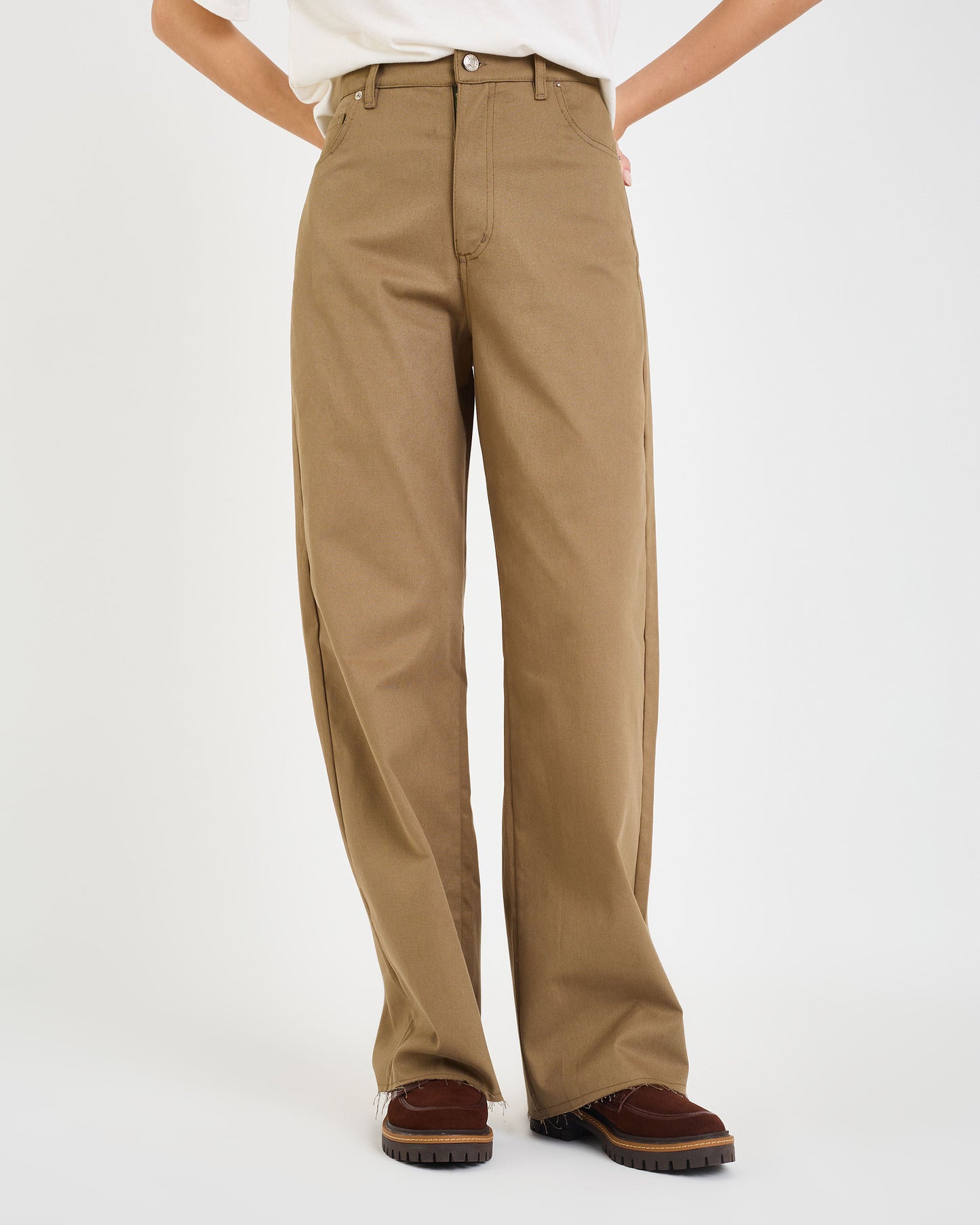 GREEN NEV TWILL PANTS