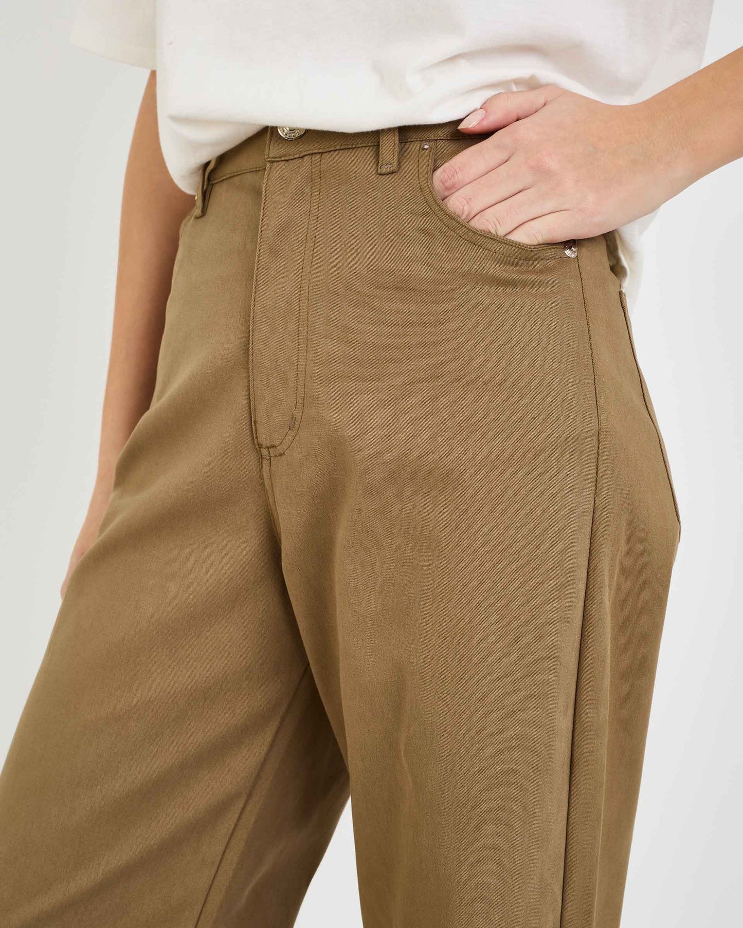 GREEN NEV TWILL PANTS