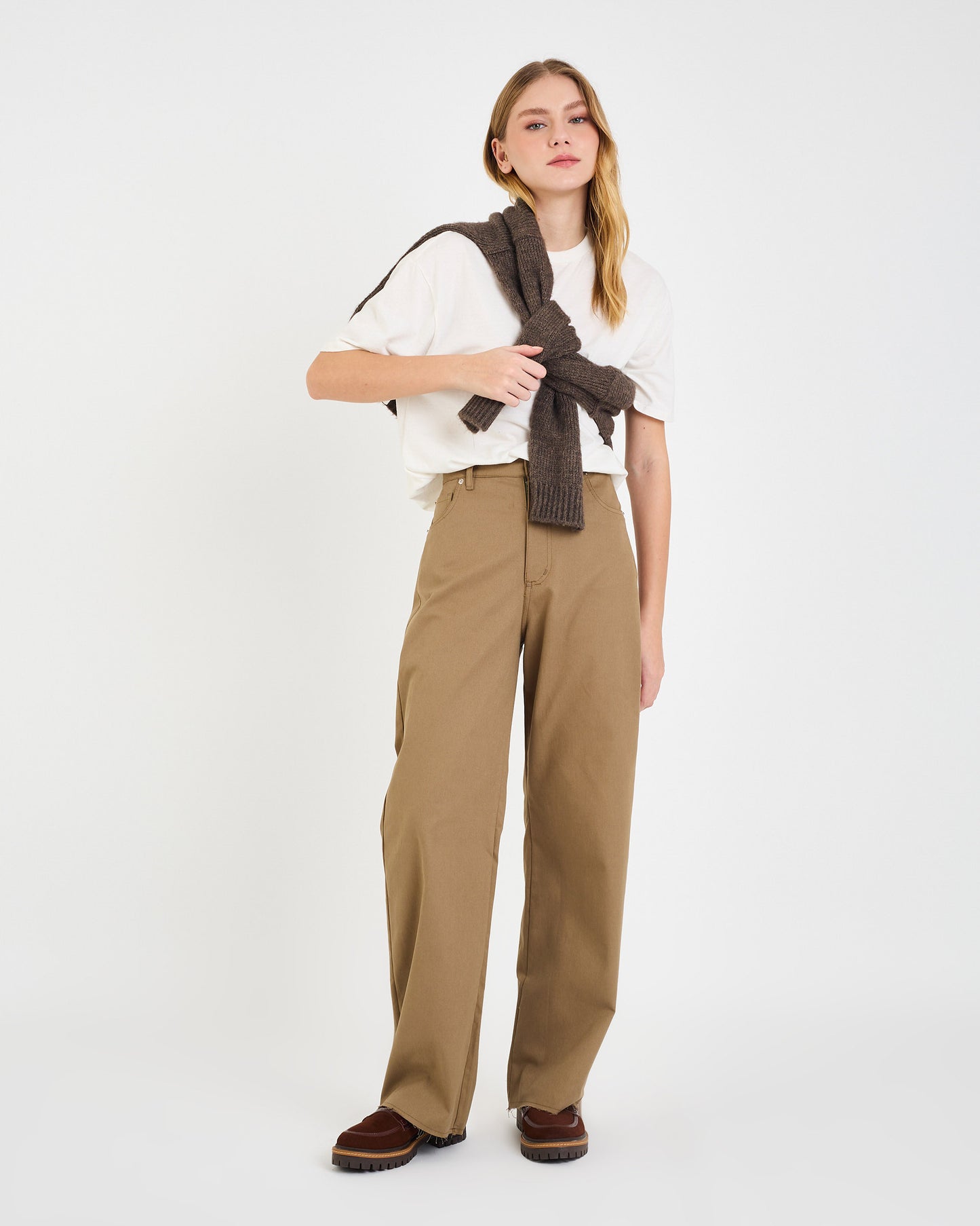 GREEN NEV TWILL PANTS