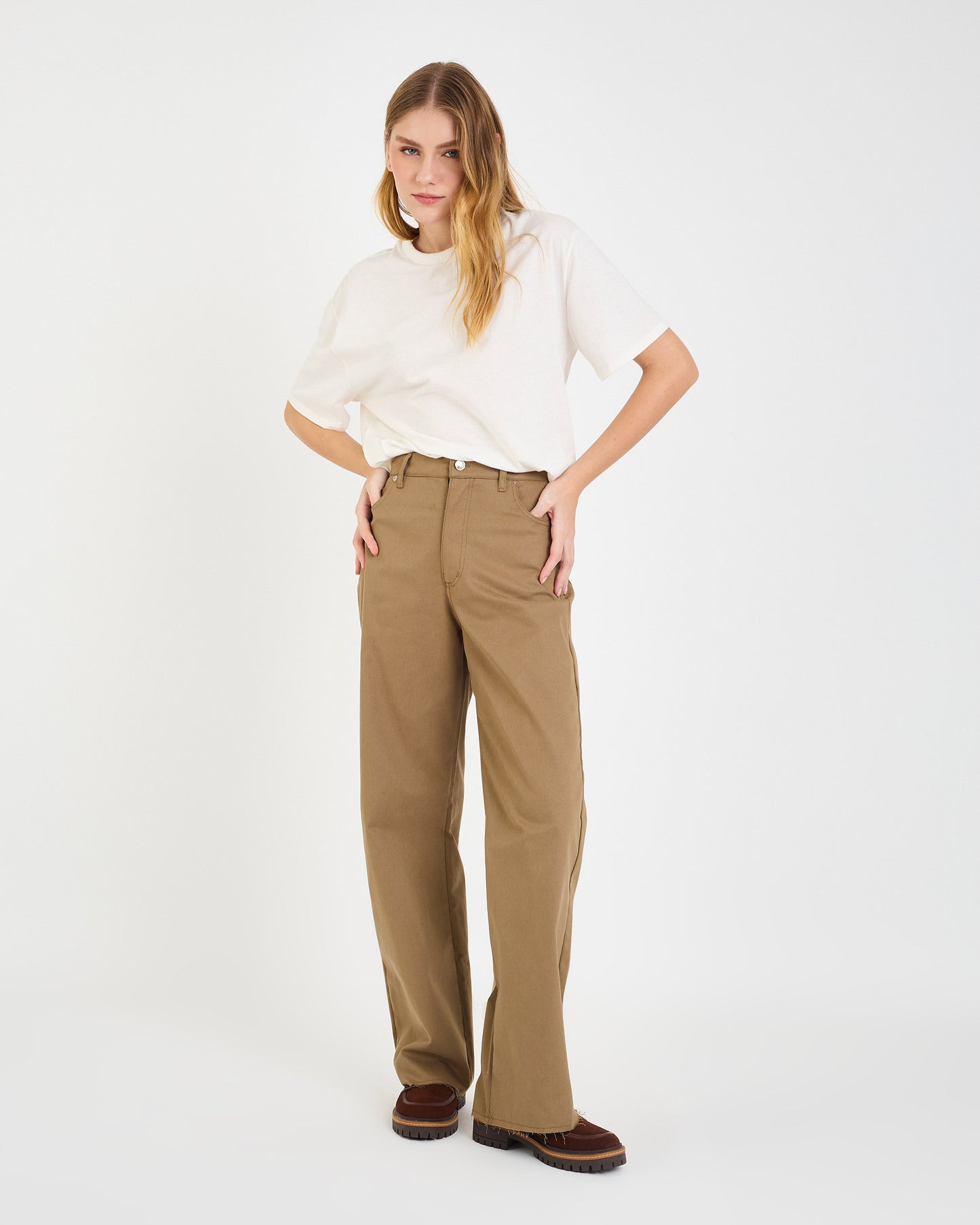 GREEN NEV TWILL PANTS