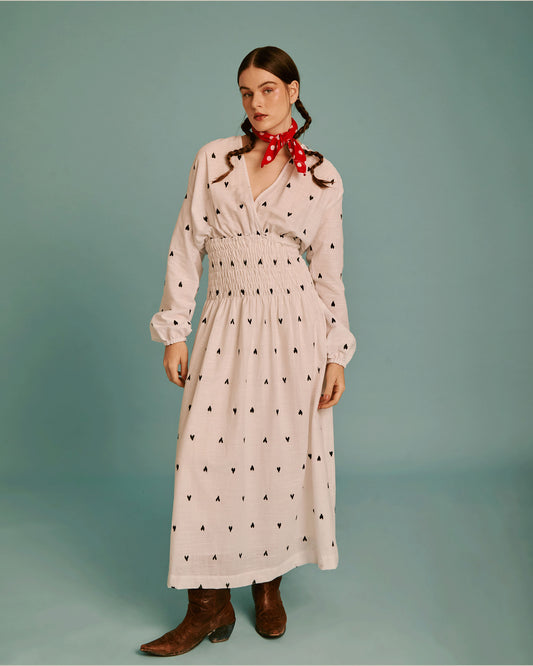 PRINTED LOV LOVE DRESS