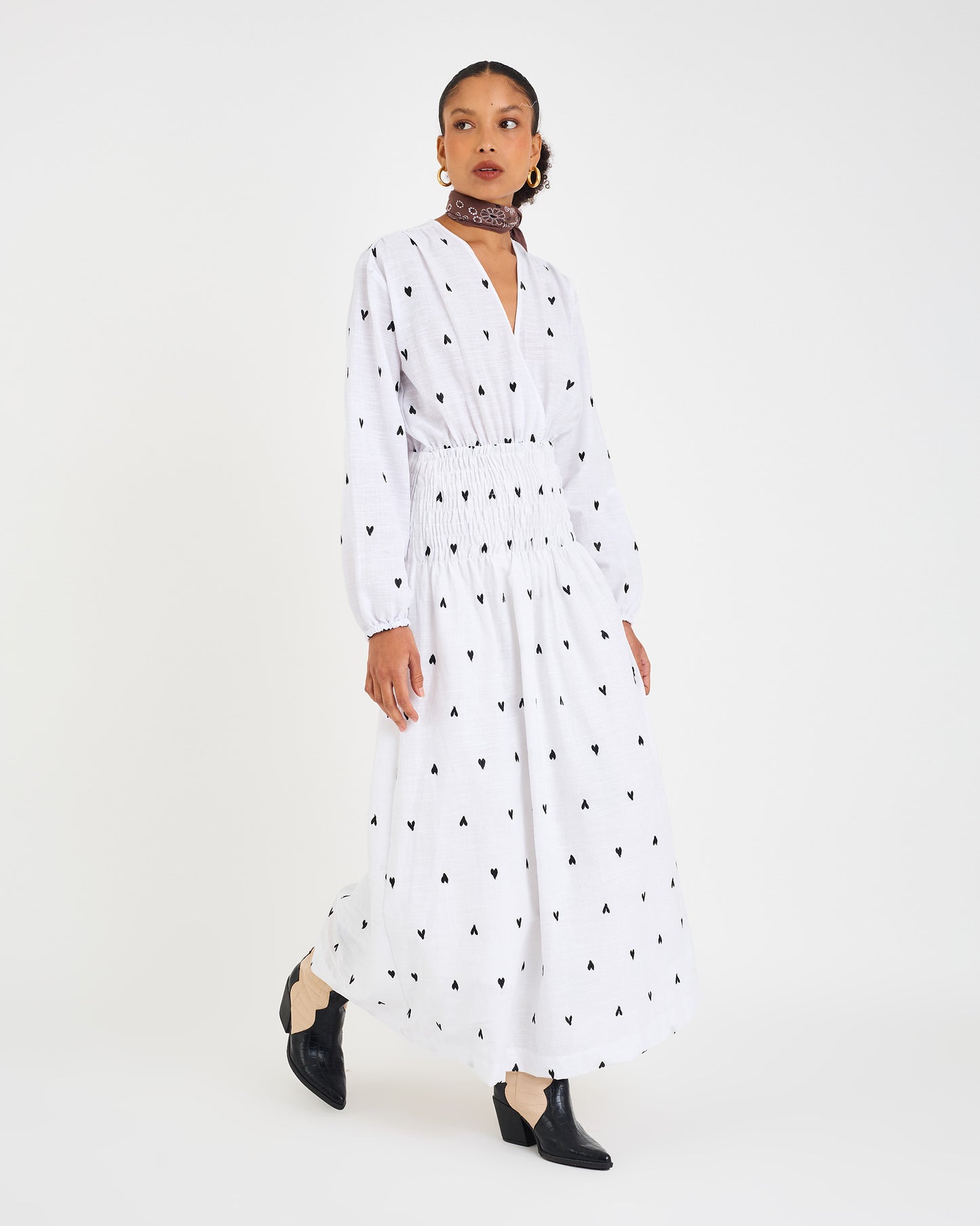 PRINTED LOV LOVE DRESS