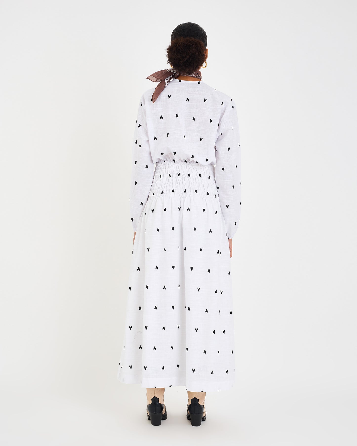 PRINTED LOV LOVE DRESS