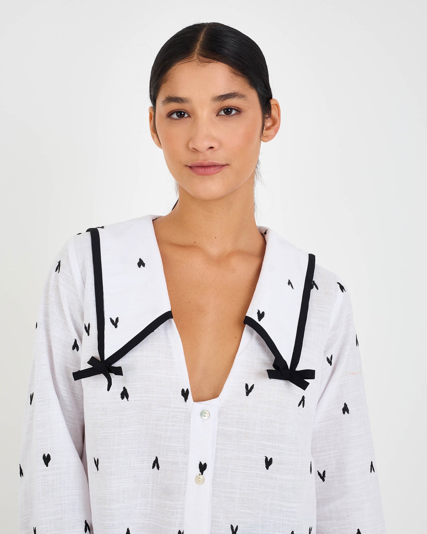 PRINTED LOV COLLAR SHIRT