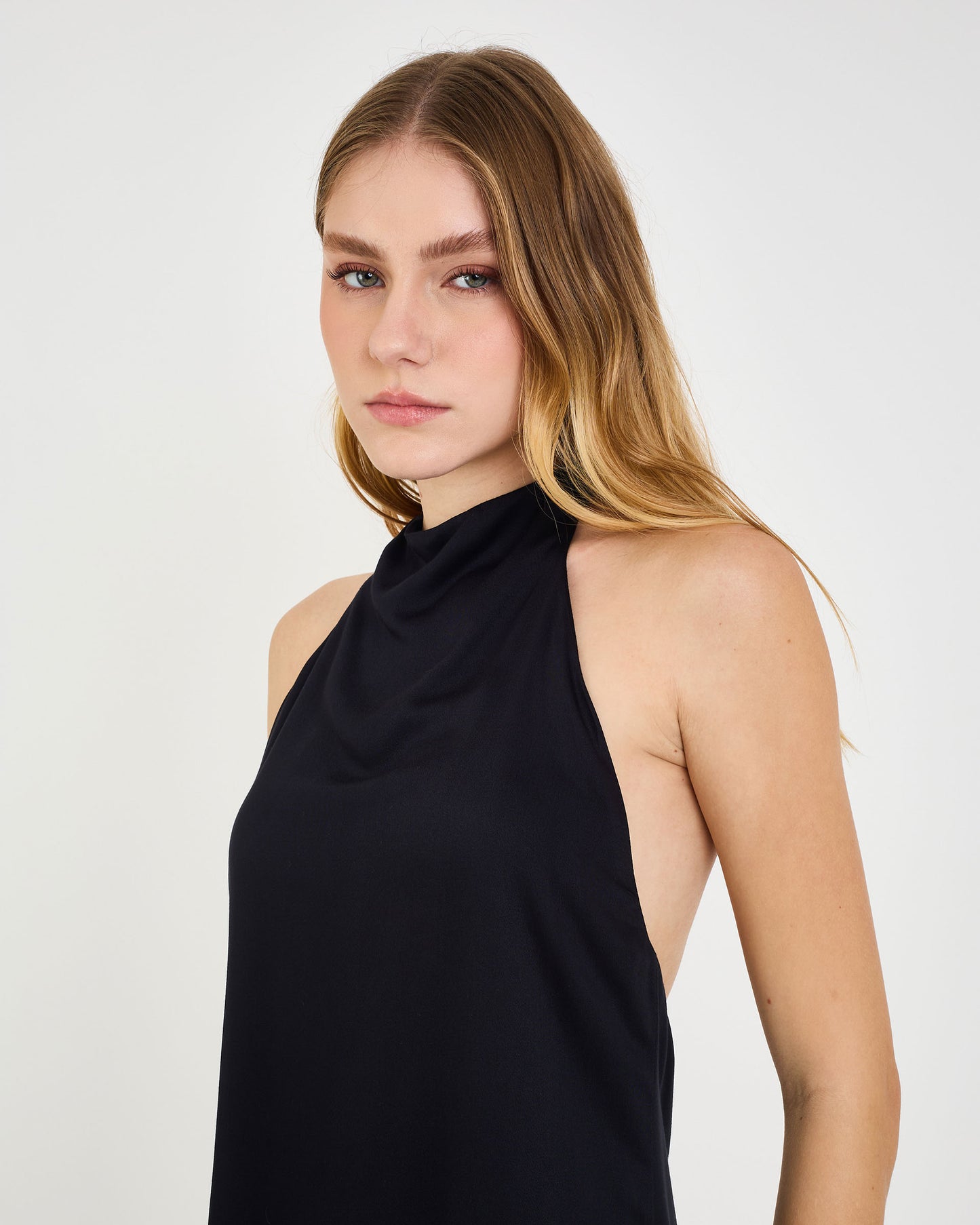 BLACK NEV FRENTE DRESS