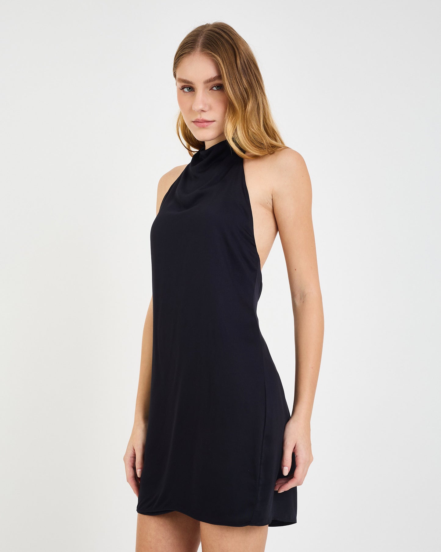 BLACK NEV FRENTE DRESS