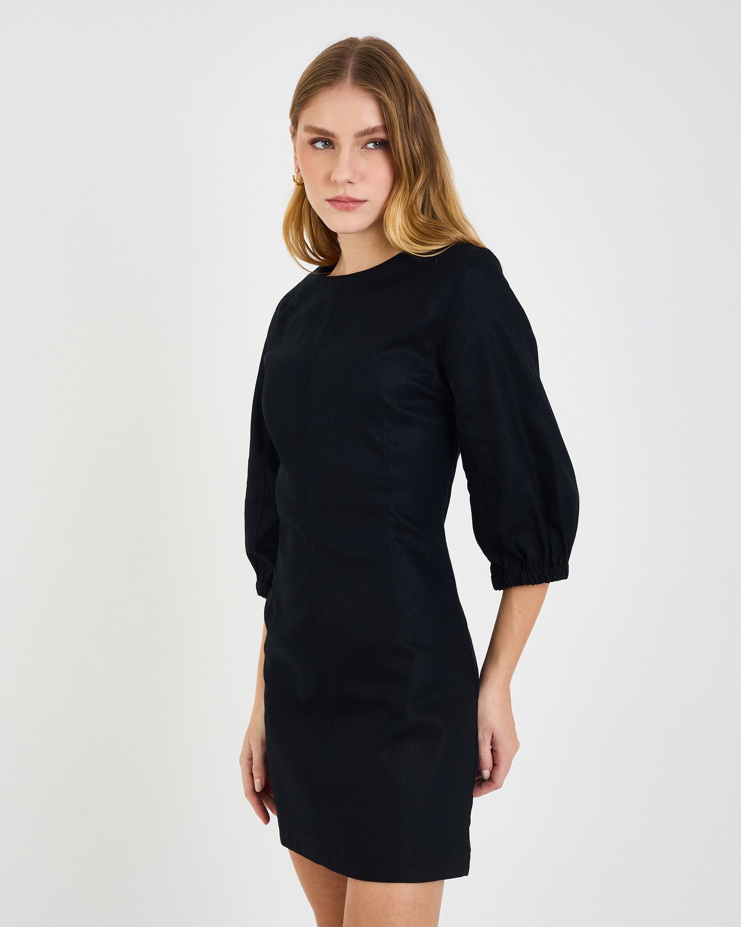 BLACK NEV GALLONE DRESS