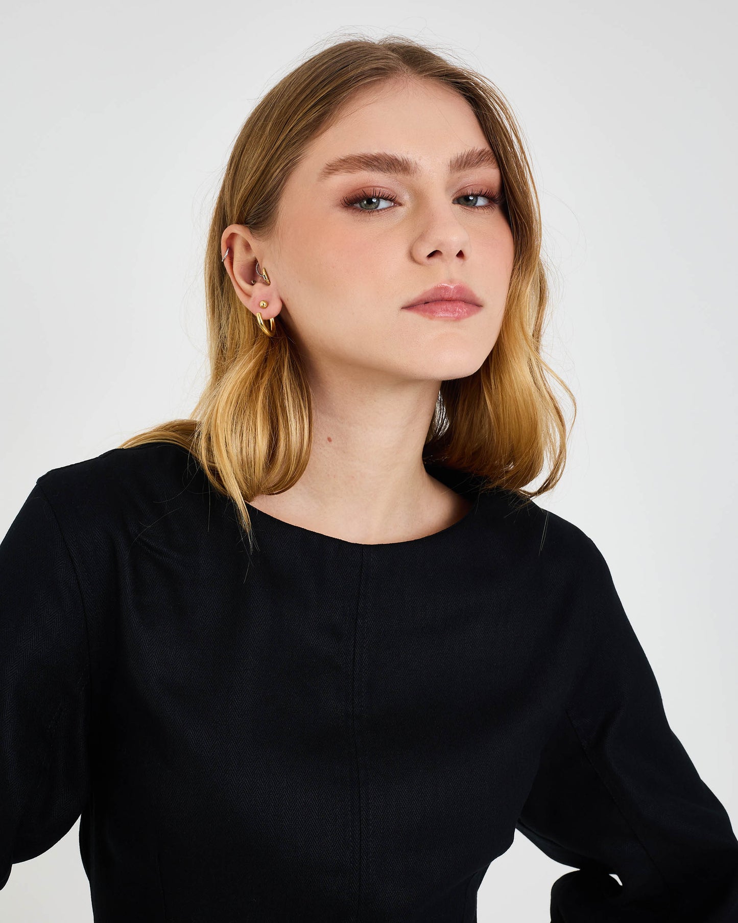 BLACK NEV GALLONE DRESS
