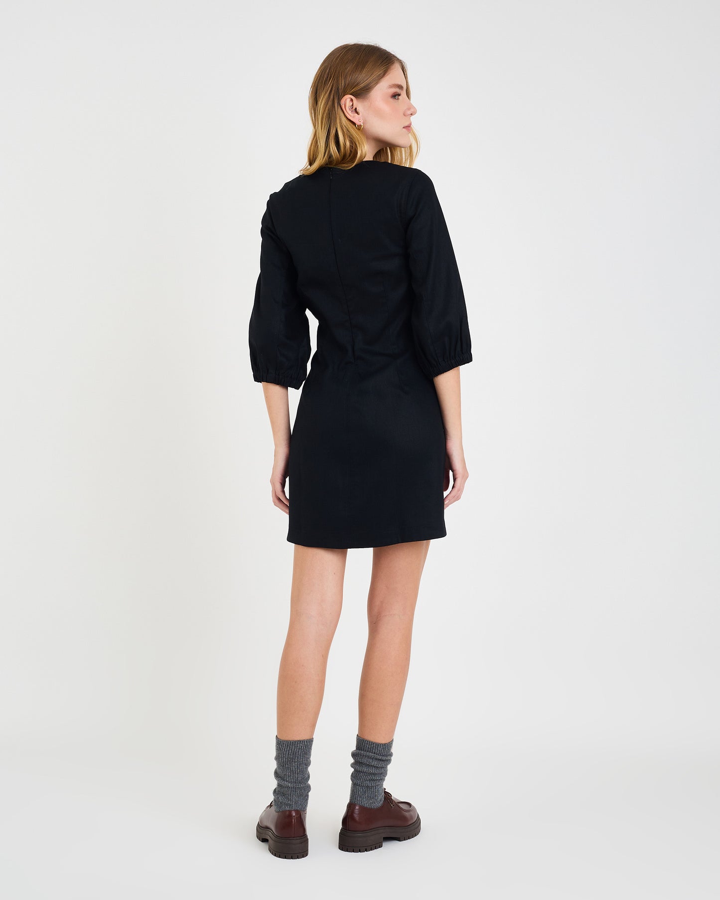 BLACK NEV GALLONE DRESS