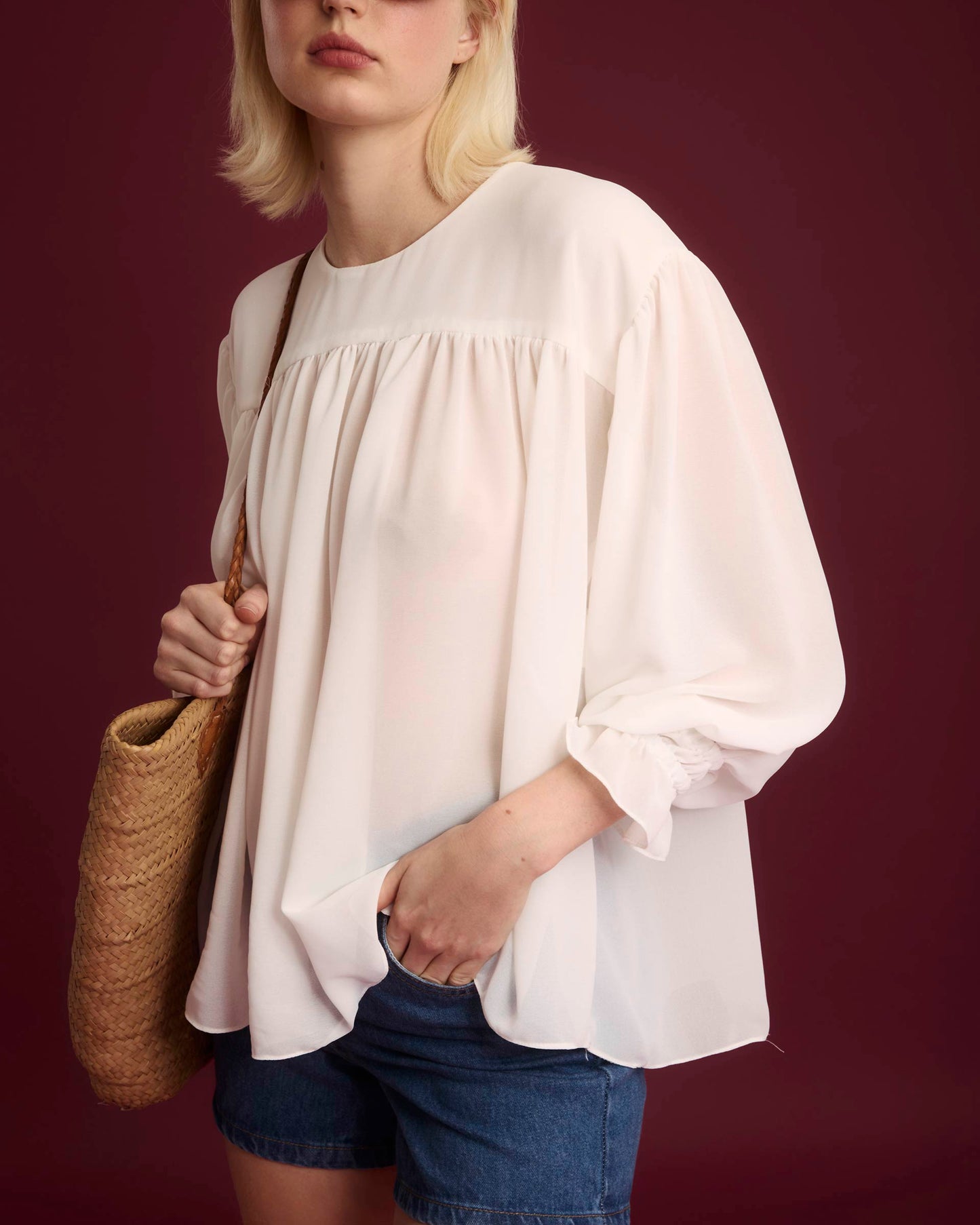 OFF WHITE GEO YALA BLOUSE