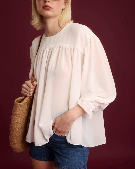 OFF WHITE GEO YALA BLOUSE