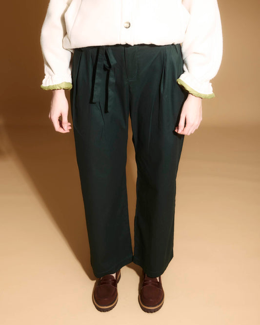 GREEN MOS BOXER PANTS