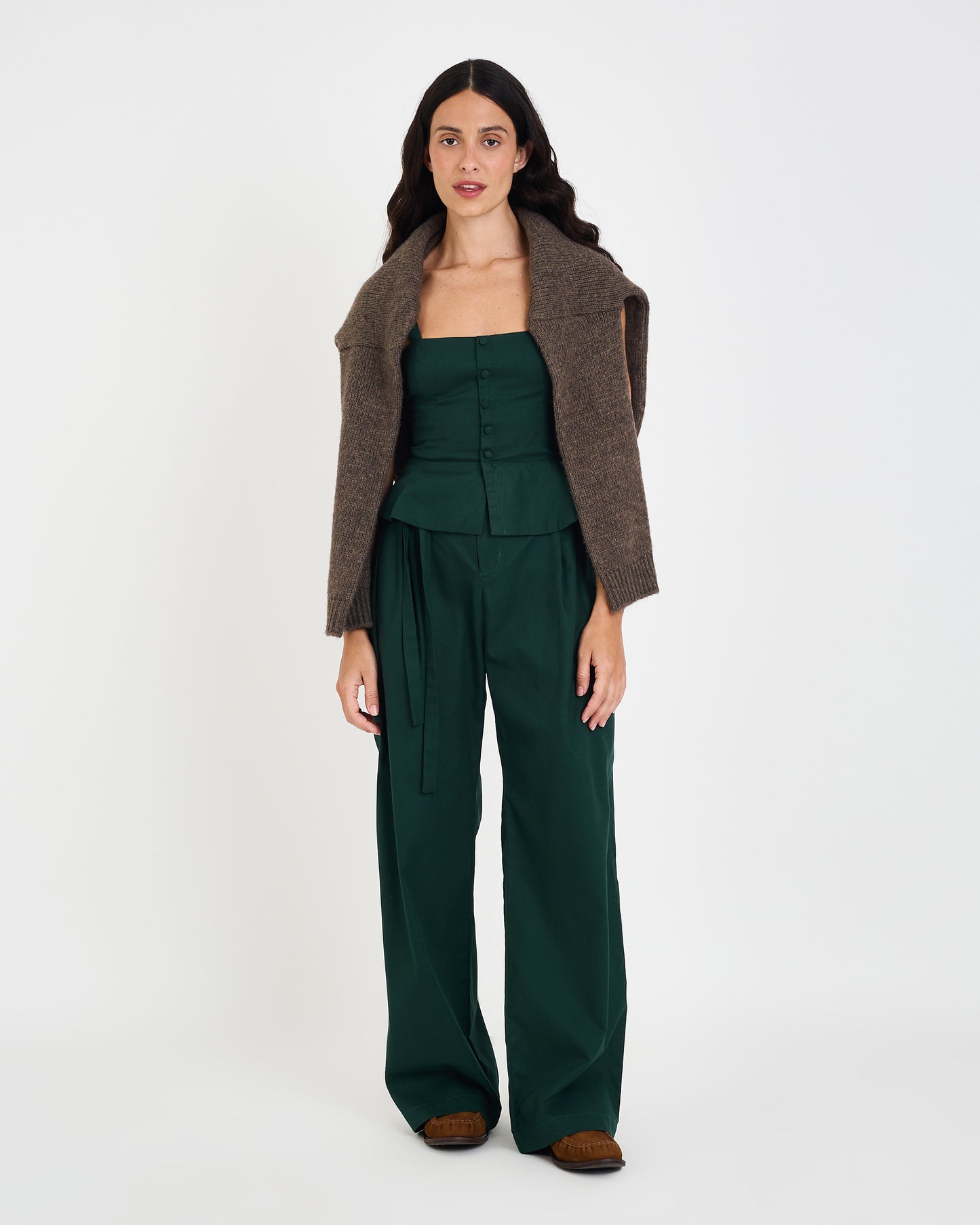 GREEN MOS BOXER PANTS