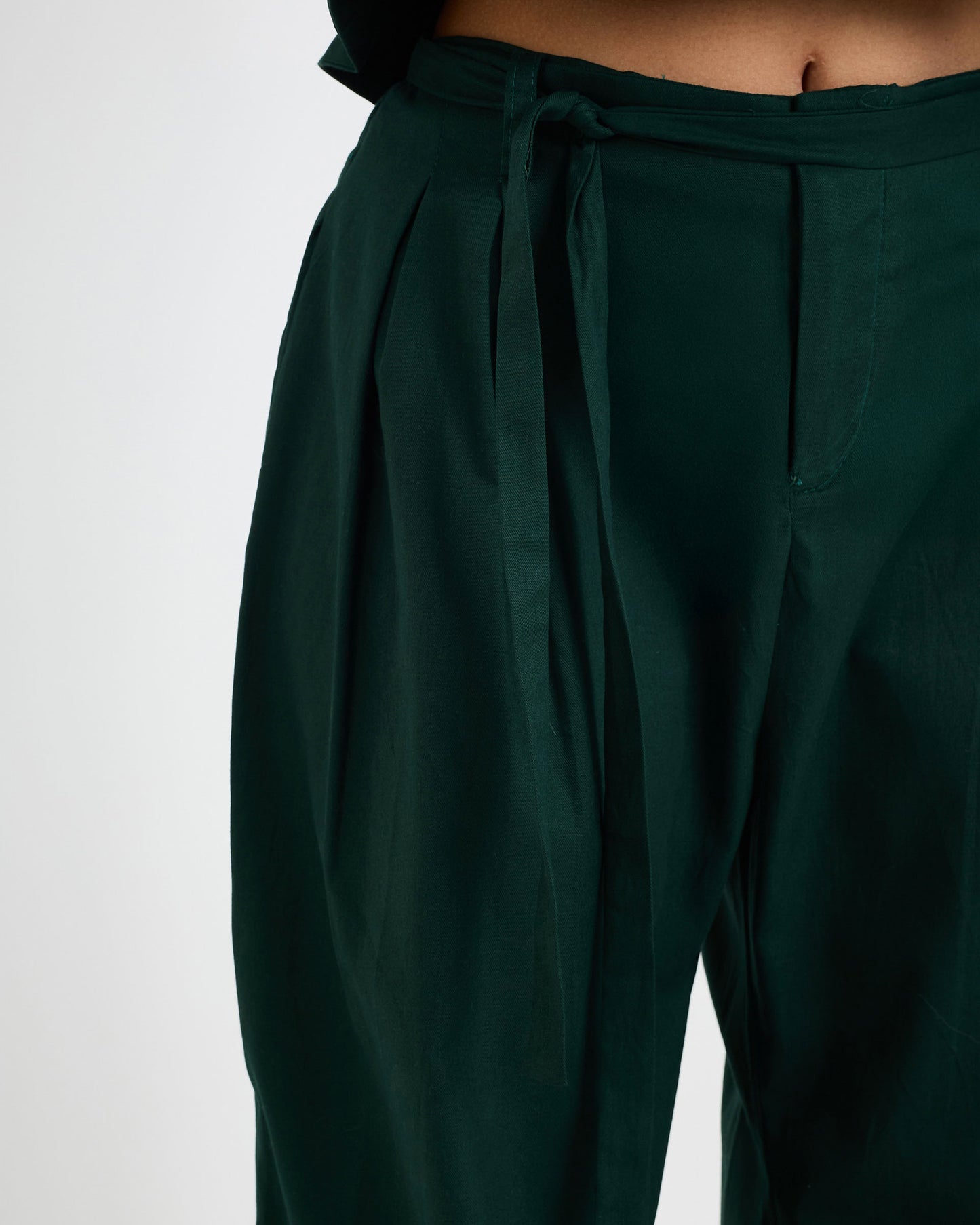 GREEN MOS BOXER PANTS